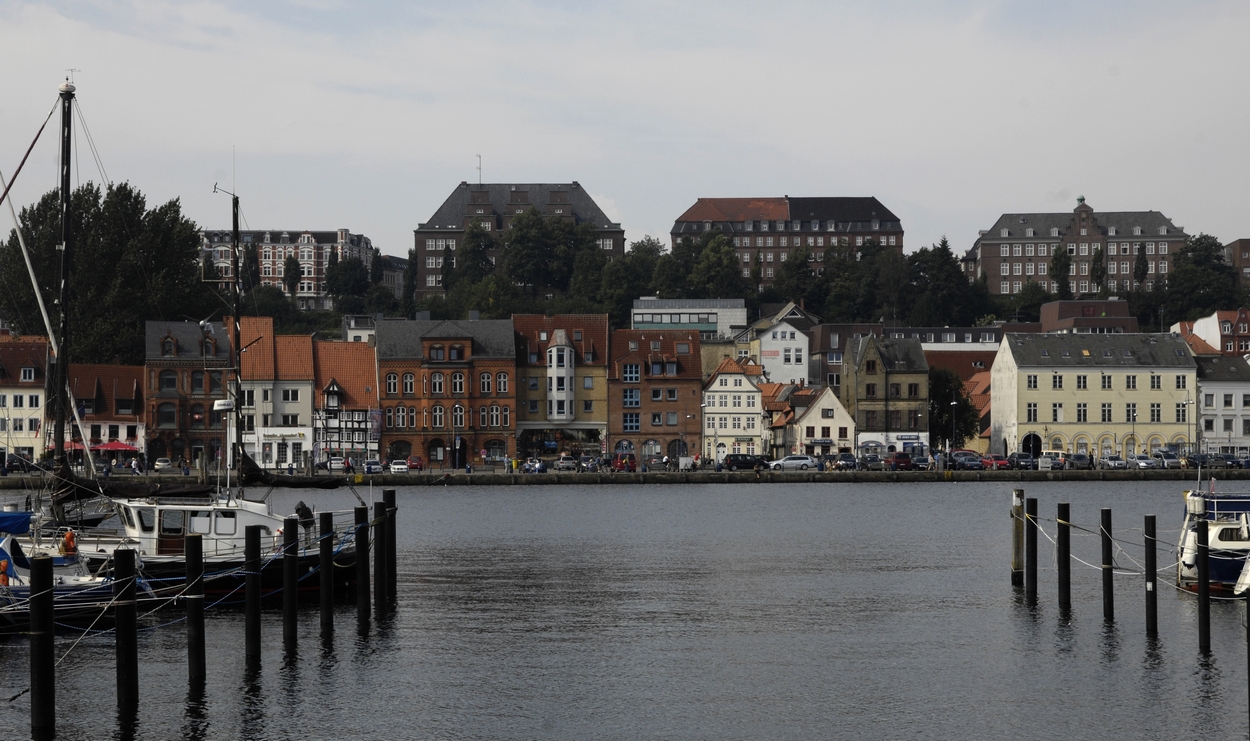 Flensburg, Blick ber die Frde