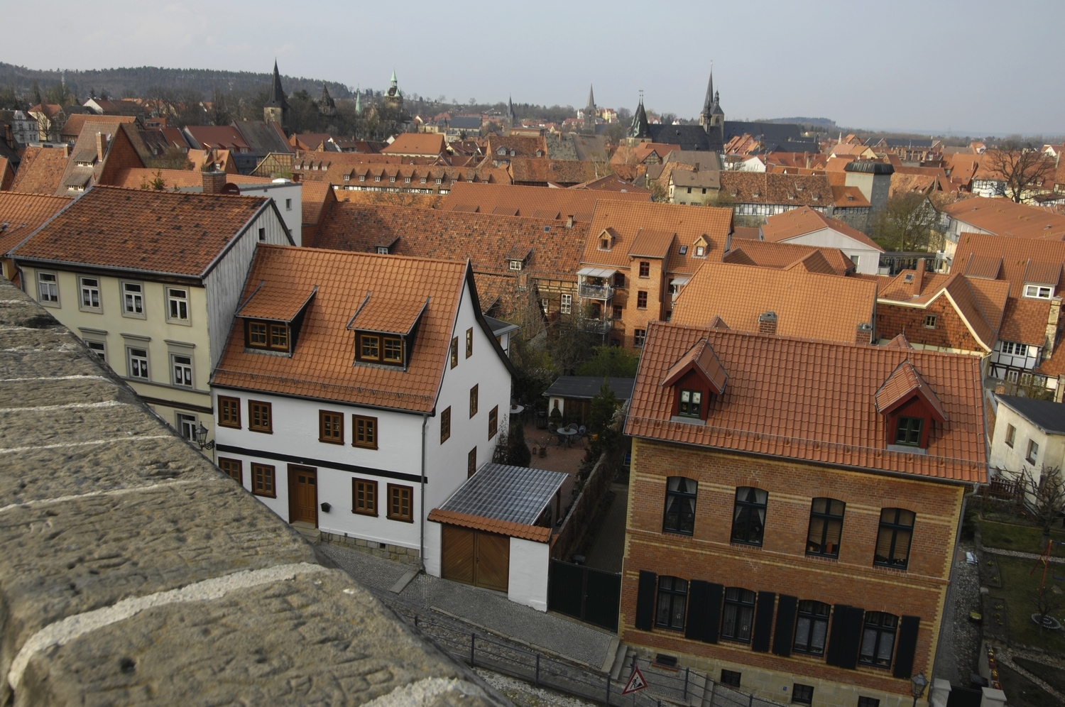 Quedlinburg, Blick ber die Altstadt