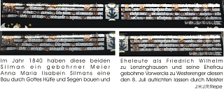 Oldinghausen Sielmann Inschrift
