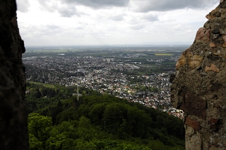 Schloss Auerbach Blick ins Tal
