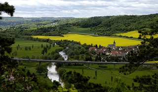 Freyburg Neuenburg Blick ins Tal