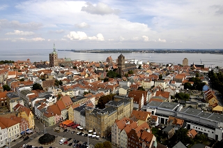 Stralsund Blick von Marienkirche
